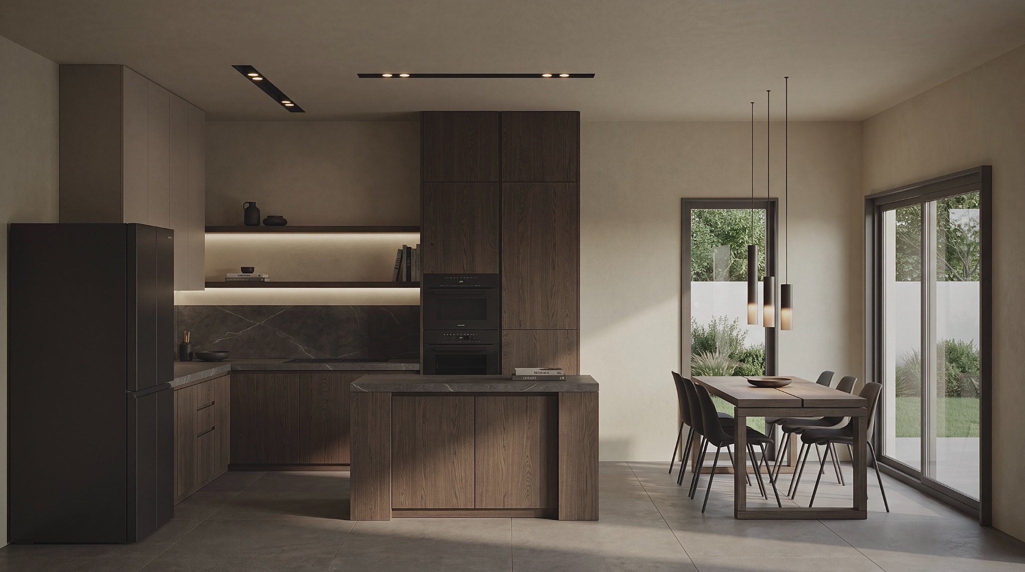Yeşiltepe, Didim villa mutfak tasarımı