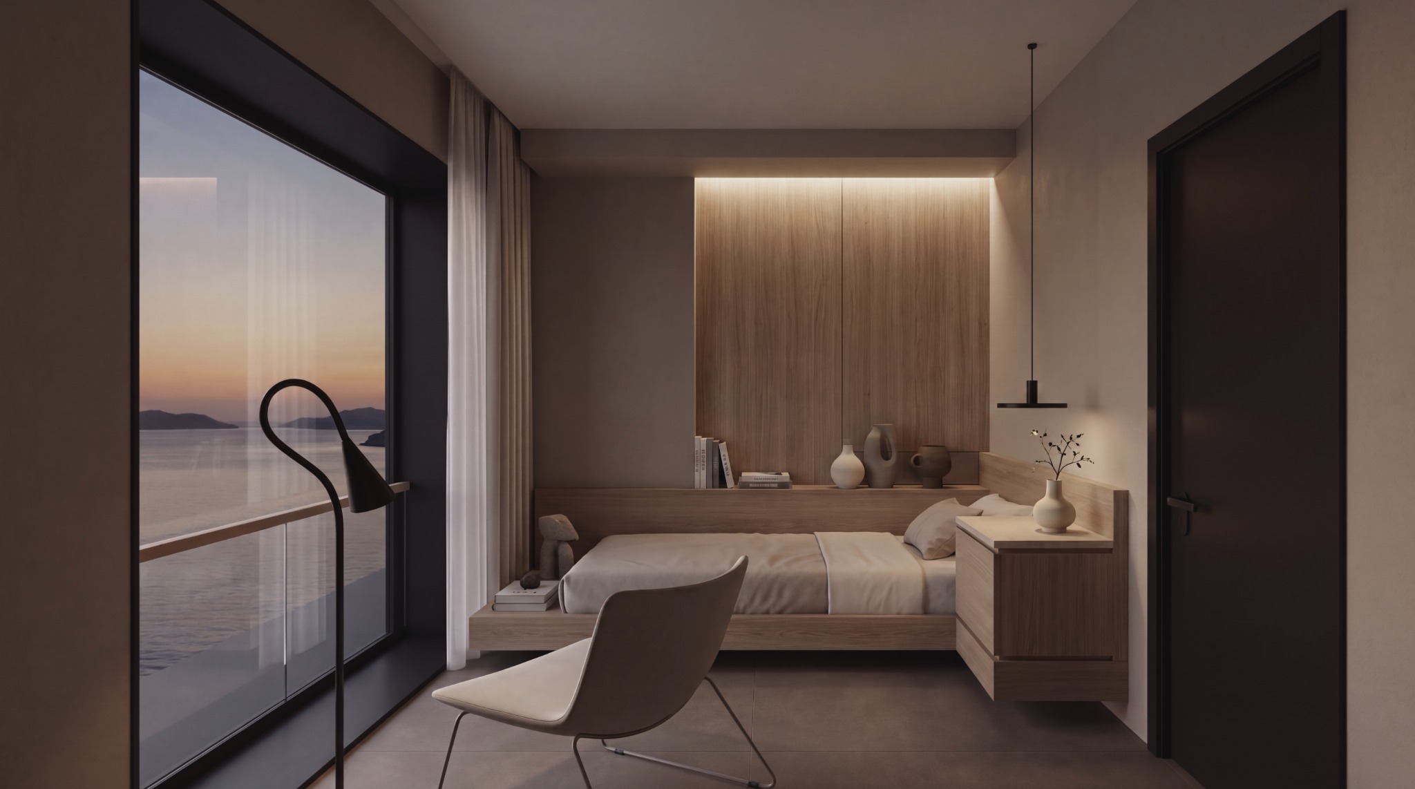 Mavişehir, Didim villa tadilat küçük oda tasarımı