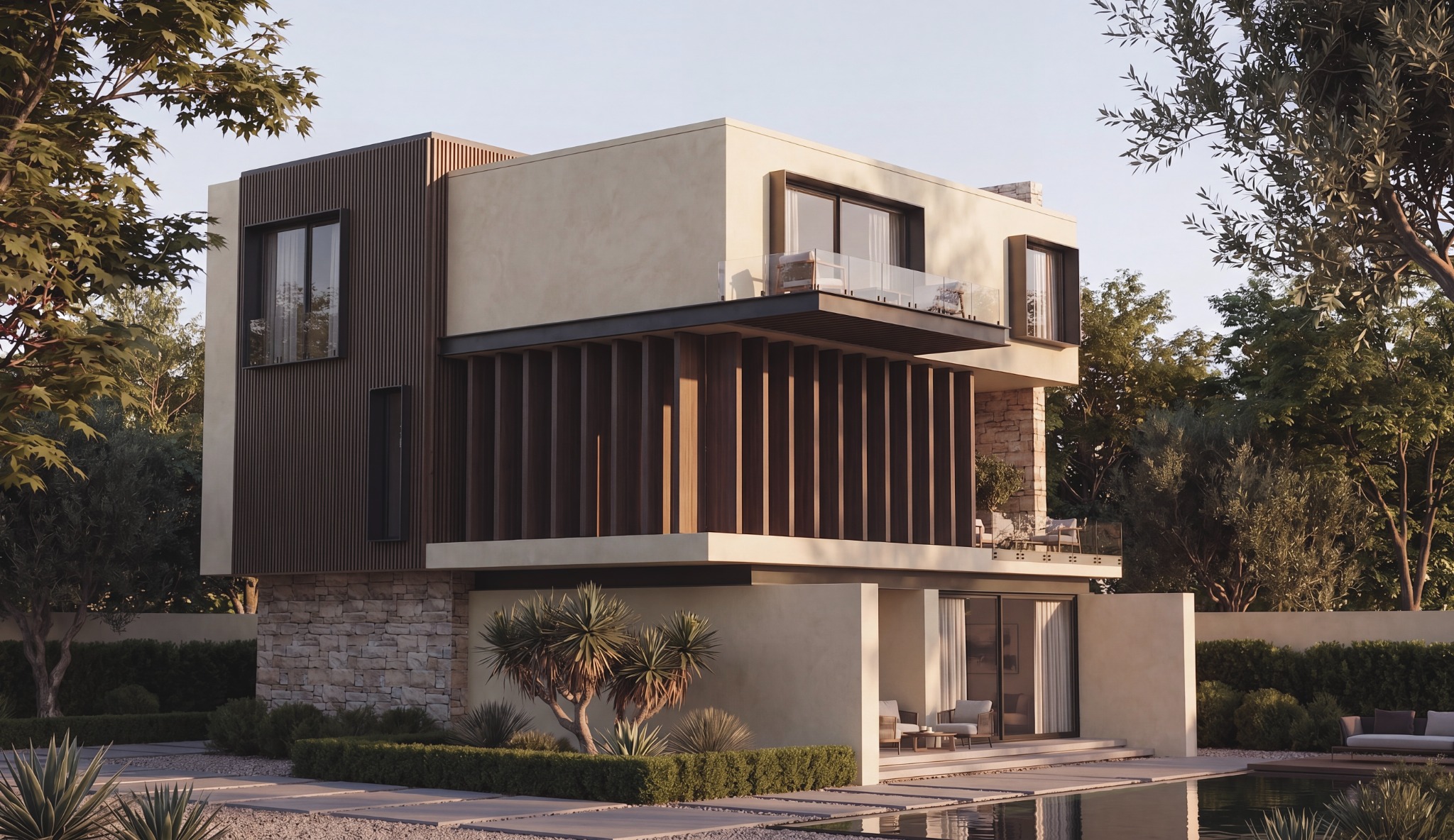 Didim villa dış tasarım projesi