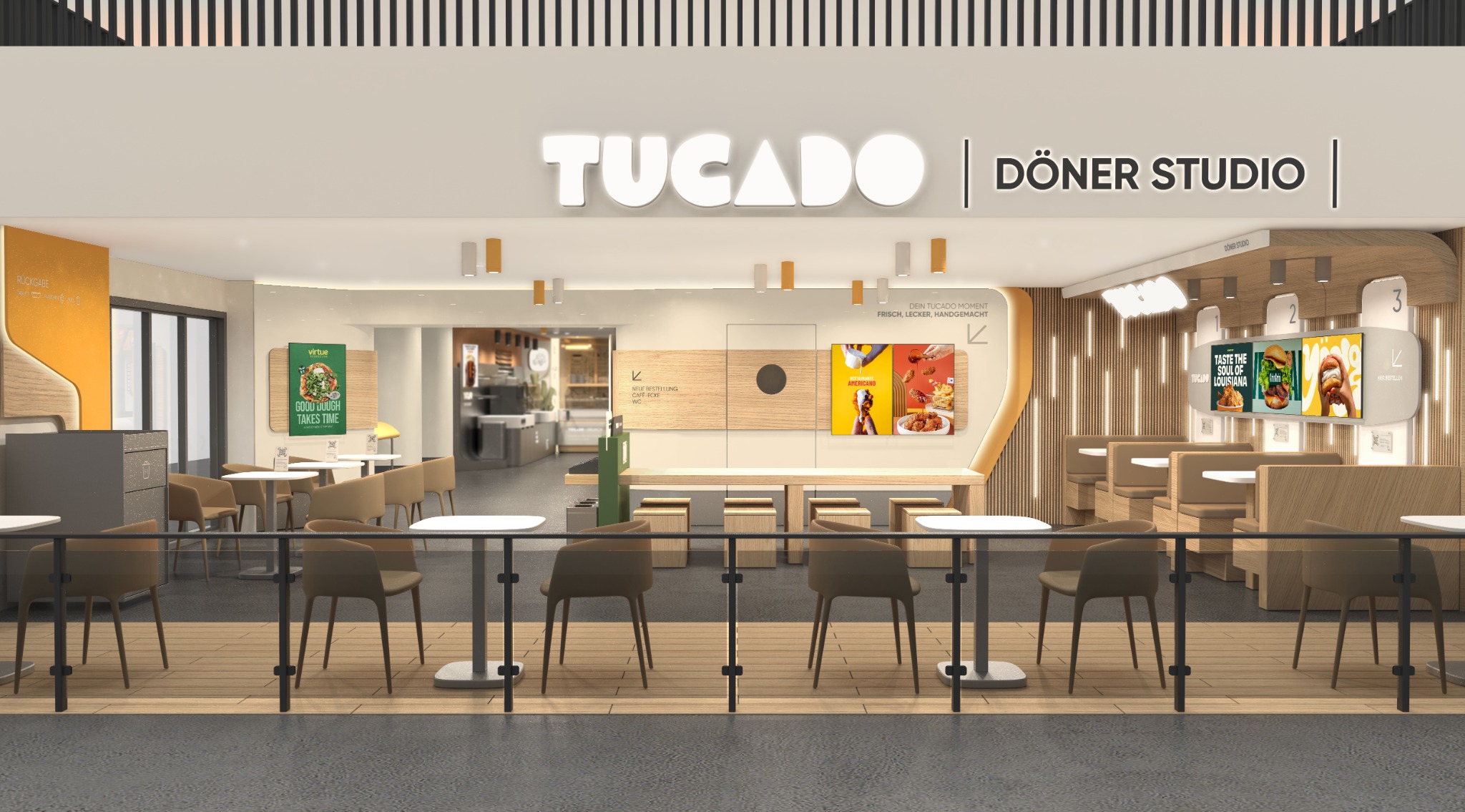 Nürnberg restoran marka konsepti ve iç mekan tasarımı